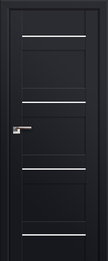 межкомнатные двери  Profil Doors 42U чёрный seidenmatt