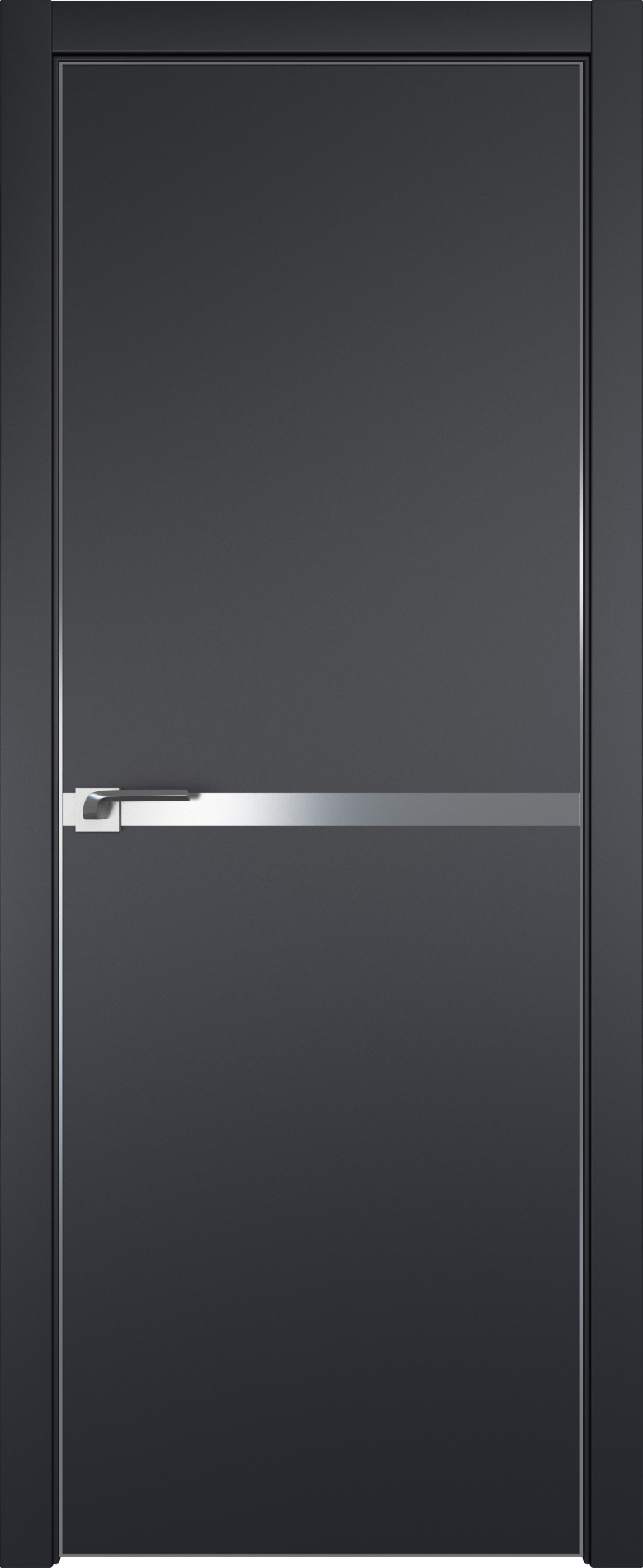 межкомнатные двери  Profil Doors 11E чёрный матовый