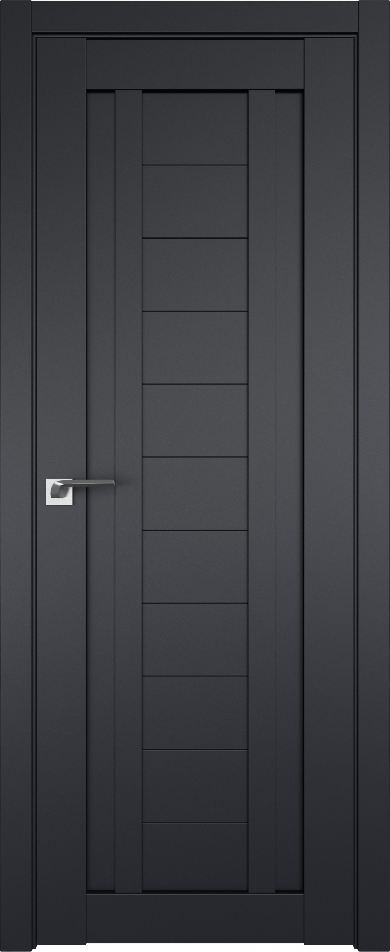 межкомнатные двери  Profil Doors 14U чёрный seidenmatt