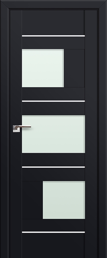 межкомнатные двери  Profil Doors 39U чёрный seidenmatt
