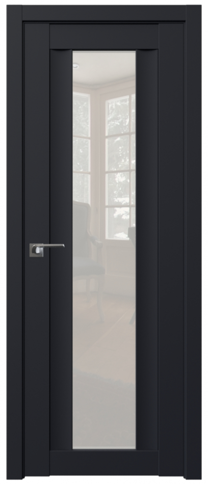 межкомнатные двери  Profil Doors 53U чёрный seidenmatt