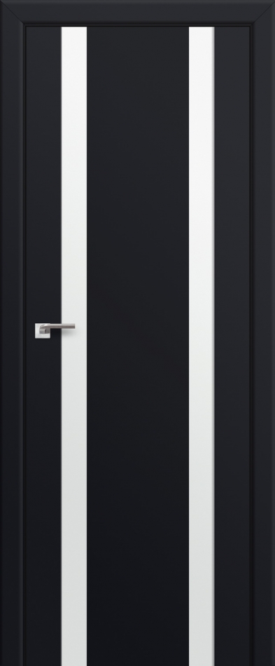 межкомнатные двери  Profil Doors 63U чёрный seidenmatt