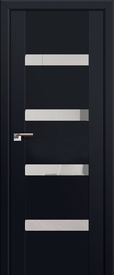 межкомнатные двери  Profil Doors 88U чёрный seidenmatt