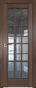 межкомнатные двери  Profil Doors 102XN стекло дуб салинас тёмный