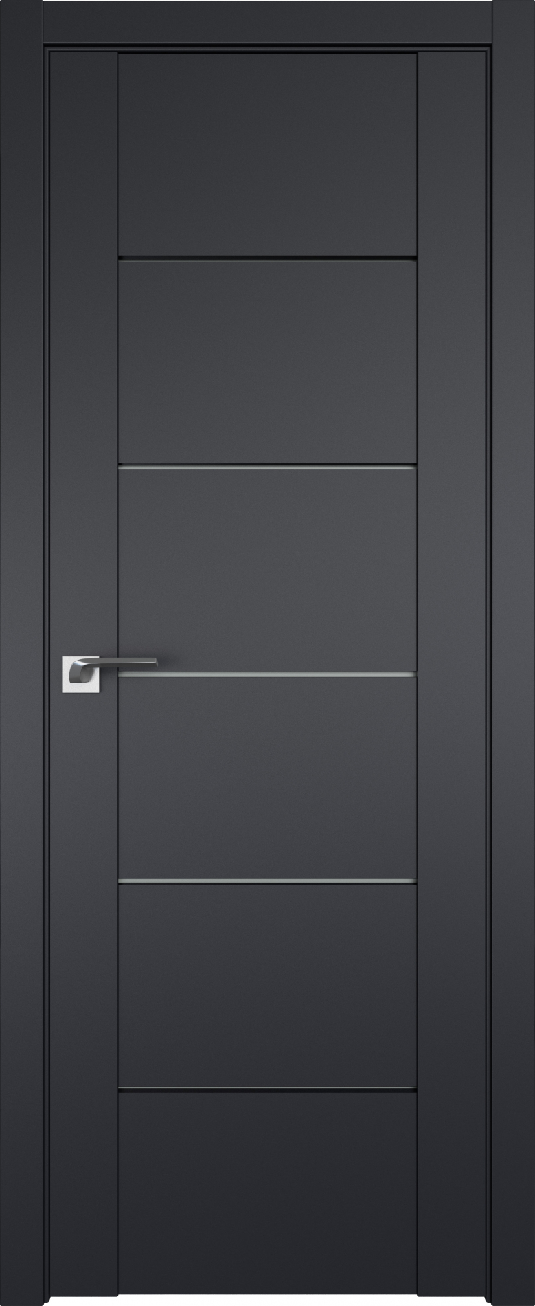 межкомнатные двери  Profil Doors 99U чёрный seidenmatt