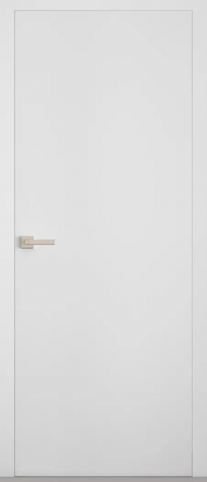 скрытые двери  Profil Doors 0Z кромка хром с 2х сторон под покраску