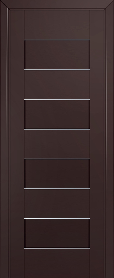 межкомнатные двери  Profil Doors 45U тёмно-коричневые