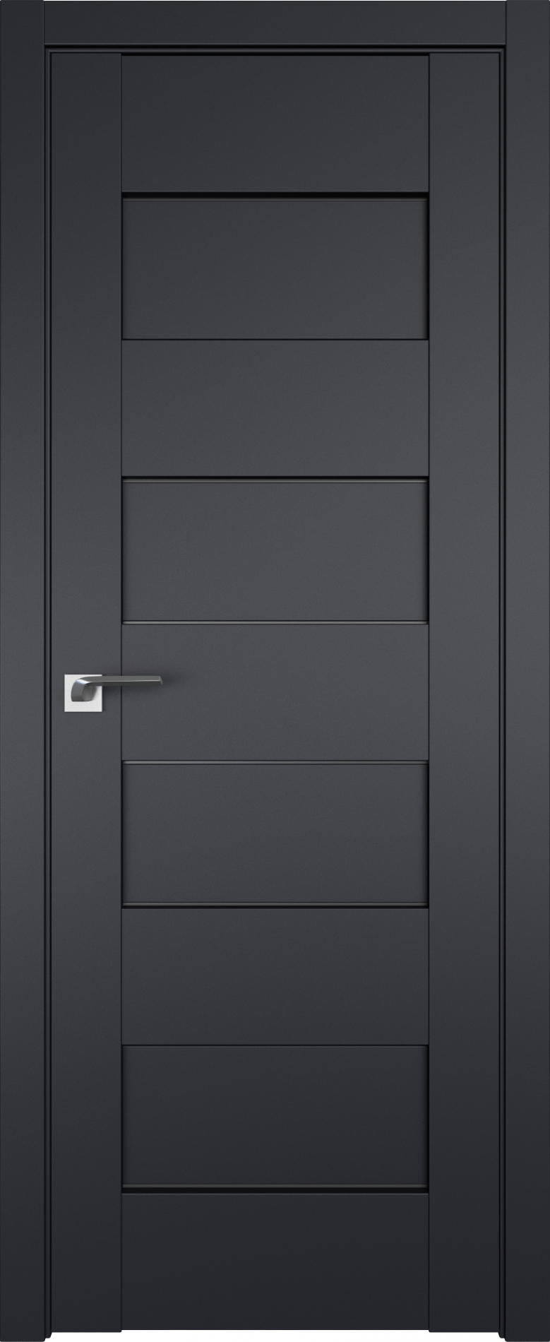 межкомнатные двери  Profil Doors 45U чёрный seidenmatt