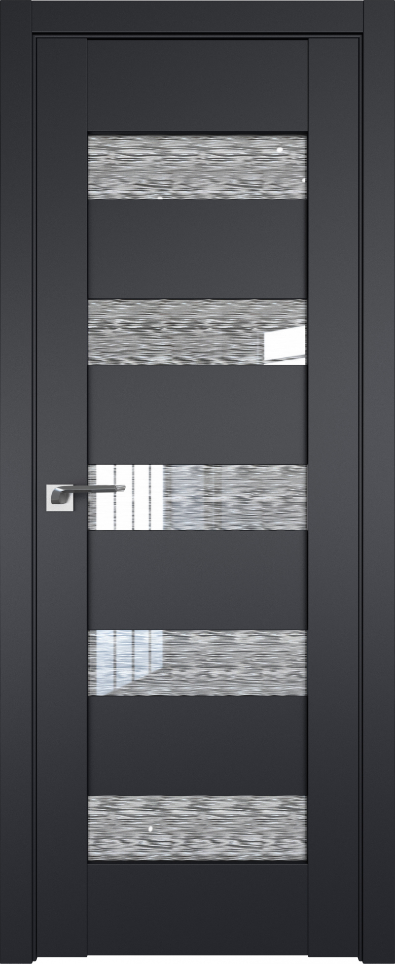межкомнатные двери  Profil Doors 29U чёрный seidenmatt