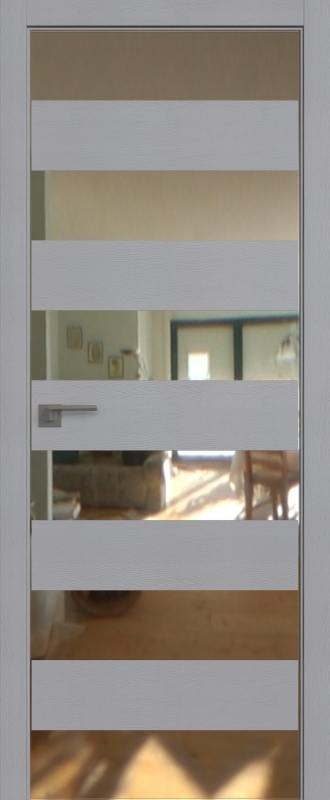 межкомнатные двери  Profil Doors 8STK Pine Manhattan grey