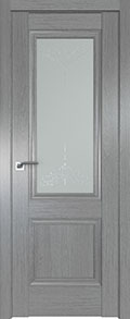 межкомнатные двери  Profil Doors 2.37XN стекло грувд серый