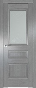 межкомнатные двери  Profil Doors 2.39XN стекло Франческо грувд серый