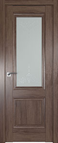 межкомнатные двери  Profil Doors 2.37XN стекло дуб салинас тёмный