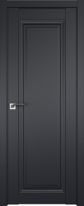 межкомнатные двери  Profil Doors 2.100U чёрный seidenmatt