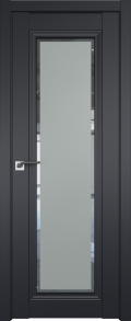 межкомнатные двери  Profil Doors 2.101U Square чёрный seidenmatt