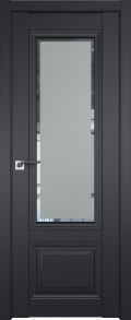 межкомнатные двери  Profil Doors 2.103U Square чёрный seidenmatt
