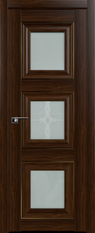 межкомнатные двери  Profil Doors 97X гравировка Узор орех амари