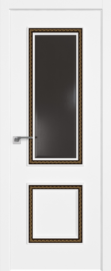 межкомнатные двери  Profil Doors 63SMK ABS кожа белый матовый