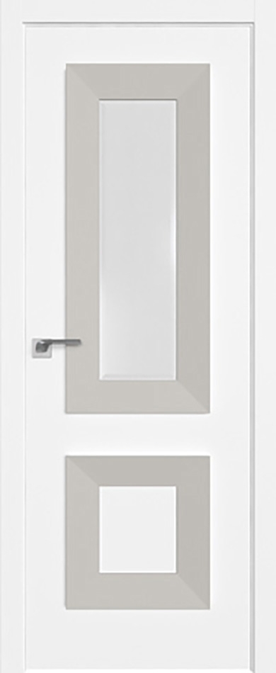 межкомнатные двери  Profil Doors 73SMK ABS кожа белый матовый