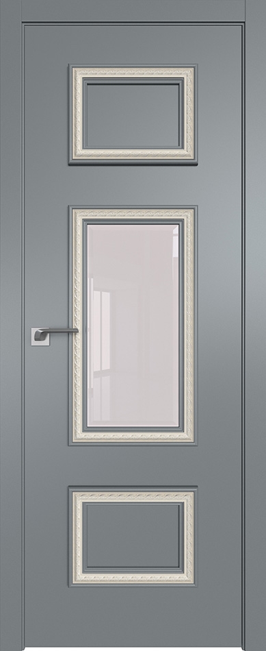 межкомнатные двери  Profil Doors 67SMK ABS фацет 4мм кварц матовый