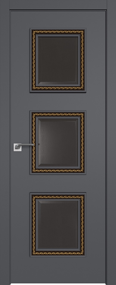 межкомнатные двери  Profil Doors 65SMK ABS кожа серый матовый