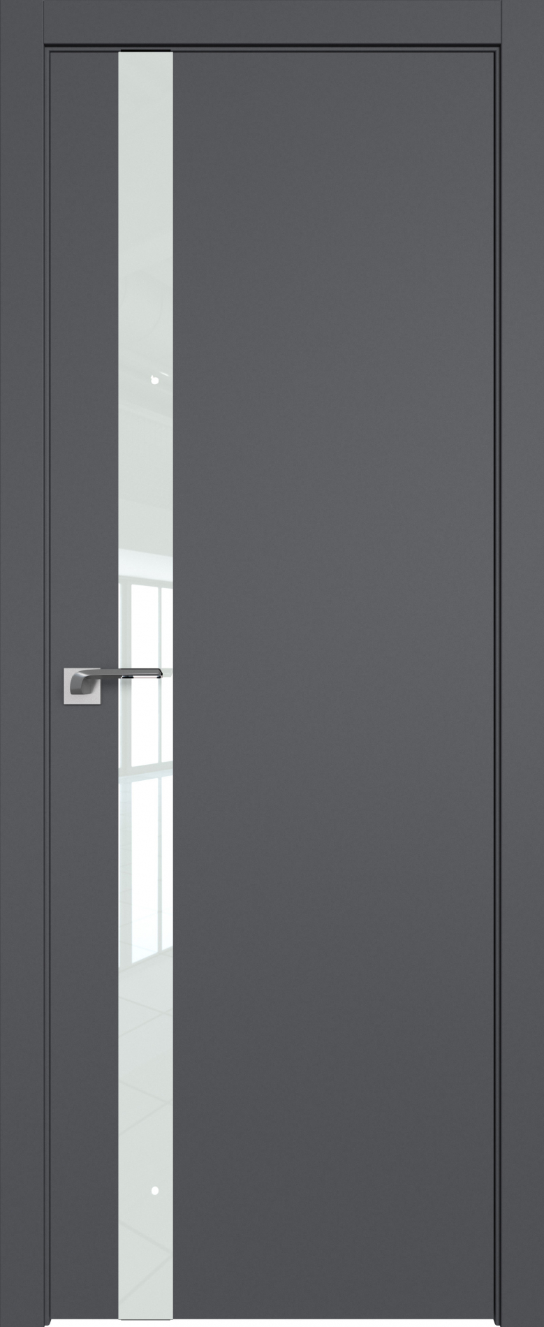 межкомнатные двери  Profil Doors 6SMK ABS серый матовый