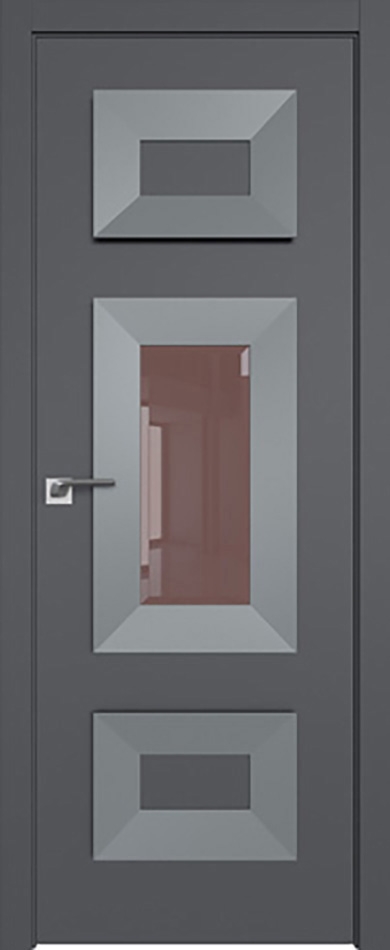 межкомнатные двери  Profil Doors 77SMK ABS фацет 4мм серый матовый