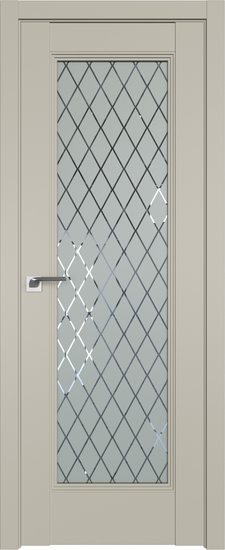 межкомнатные двери  Profil Doors 65U  Ромб шеллгрей