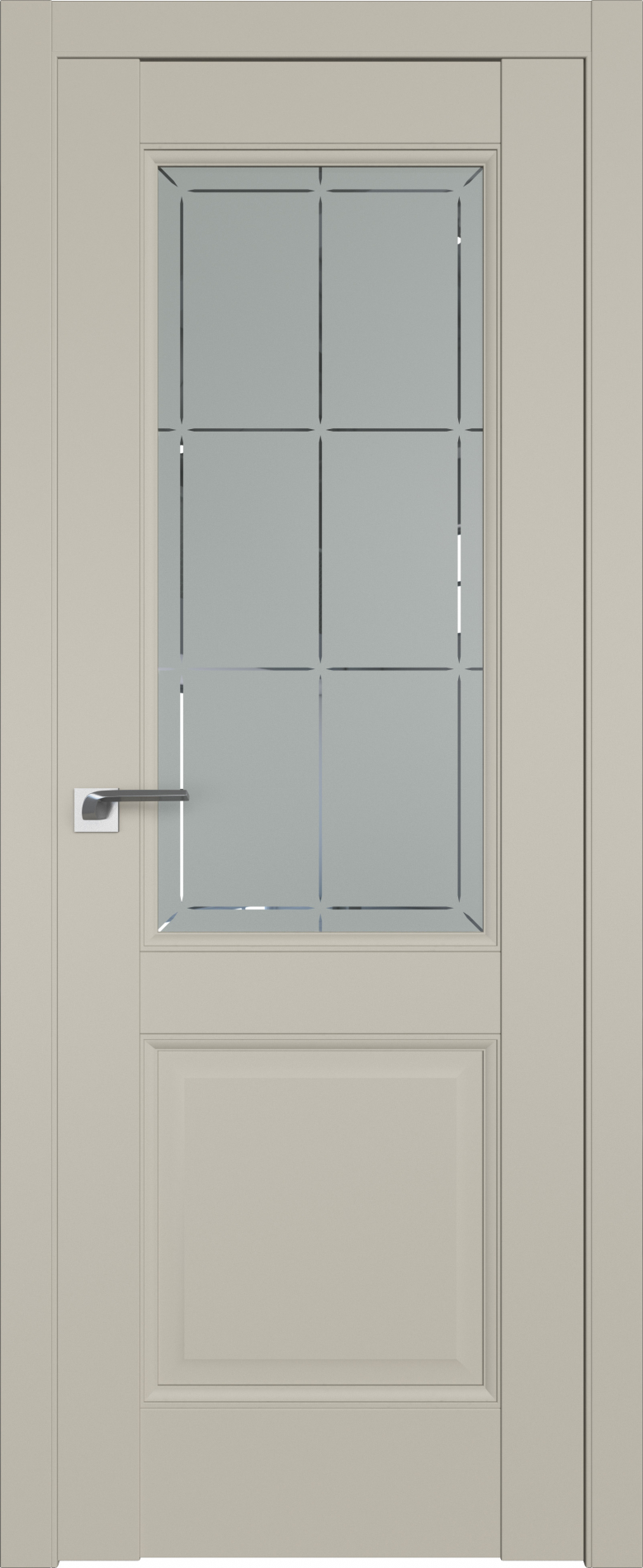 межкомнатные двери  Profil Doors 90U гравировка 1 шеллгрей