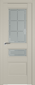 межкомнатные двери  Profil Doors 94U гравировка 1 шеллгрей