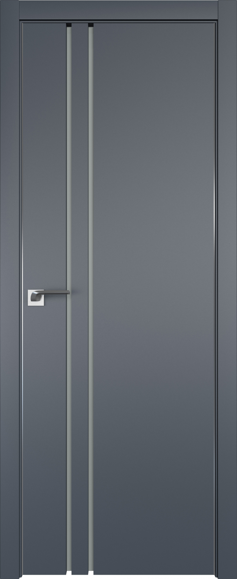 межкомнатные двери  Profil Doors 35E мателюкс антрацит