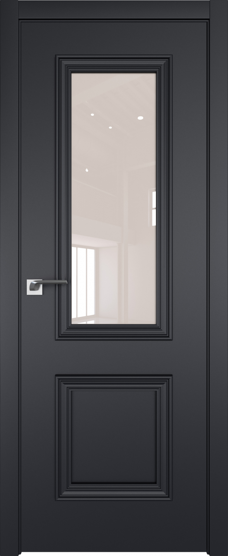 межкомнатные двери  Profil Doors 53E ABS чёрный матовый