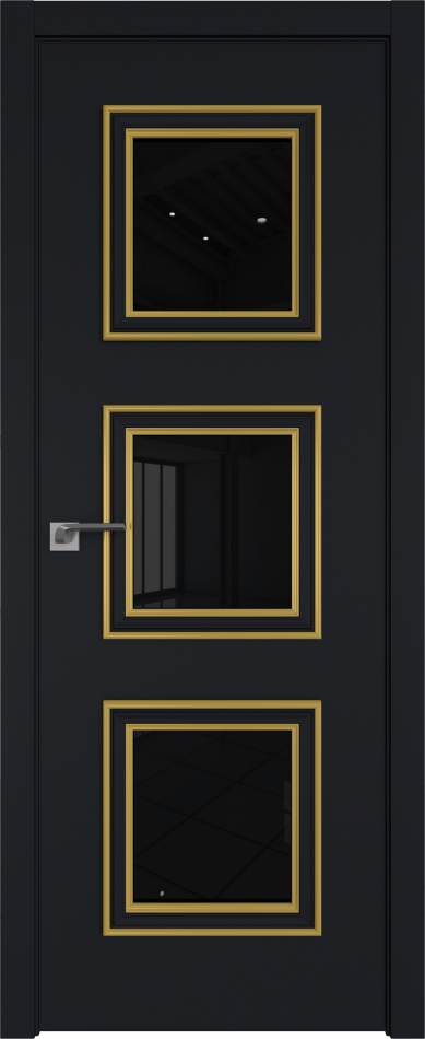 межкомнатные двери  Profil Doors 55E ABS чёрный матовый
