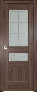 межкомнатные двери  Profil Doors 94XN гравировка 1 дуб салинас тёмный