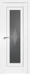 межкомнатные двери  Profil Doors 24X стекло Кристалл пекан белый