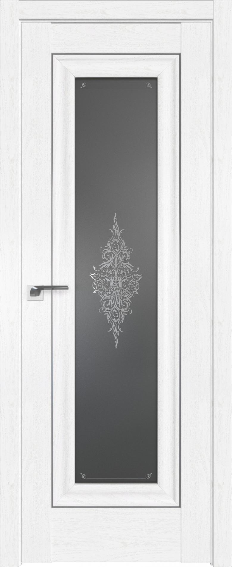 межкомнатные двери  Profil Doors 24X  Кристалл пекан белый
