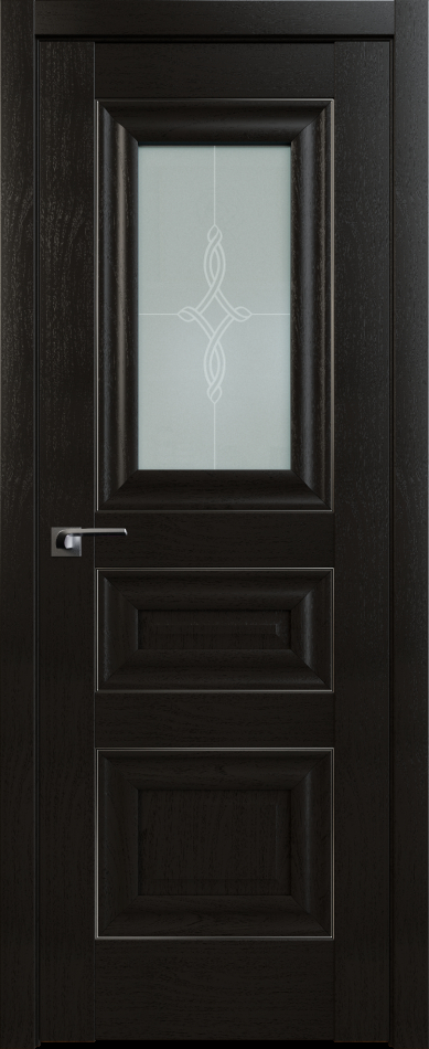 межкомнатные двери  Profil Doors 26X матирование Узор пекан тёмный
