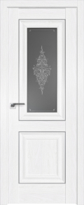 межкомнатные двери  Profil Doors 28X стекло Кристалл пекан белый
