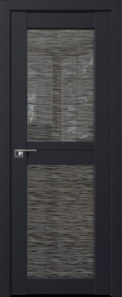 межкомнатные двери  Profil Doors 2.44U чёрный seidenmatt