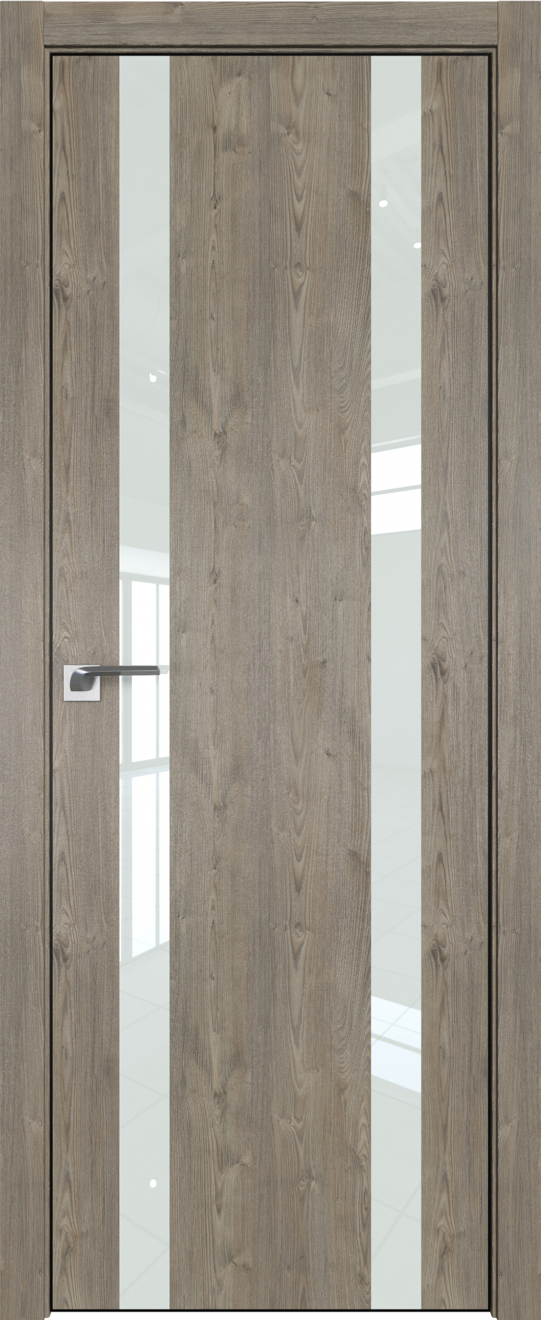 межкомнатные двери  Profil Doors 9ZN ABS каштан тёмный