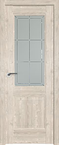 межкомнатные двери  Profil Doors 90XN гравировка 1 каштан светлый