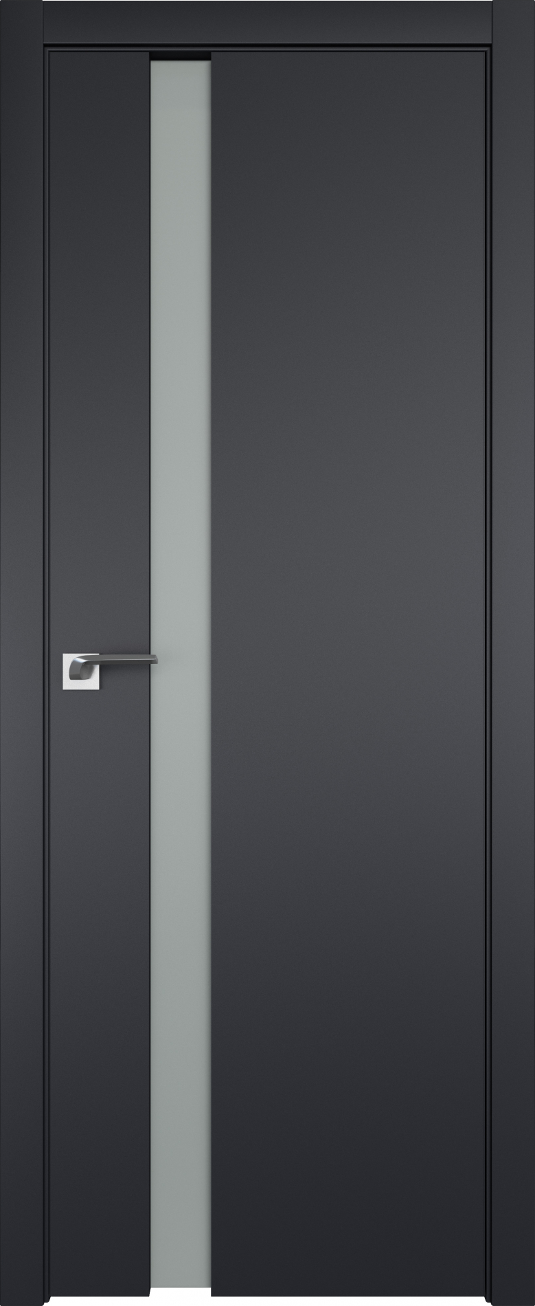 межкомнатные двери  Profil Doors 36E ABS мателюкс чёрный матовый