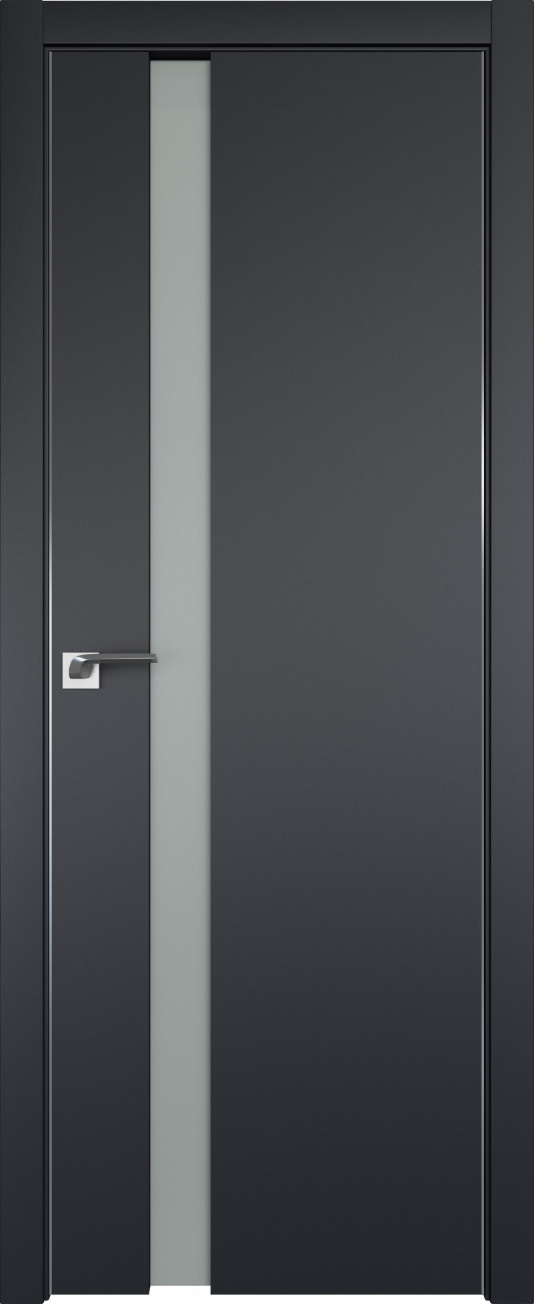 межкомнатные двери  Profil Doors 36E мателюкс чёрный матовый