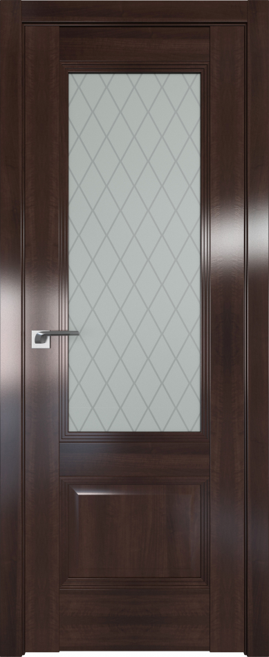 межкомнатные двери  Profil Doors 67.3X гравировка Ромб орех сиена