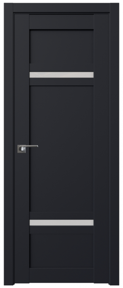 межкомнатные двери  Profil Doors 2.45U чёрный seidenmatt