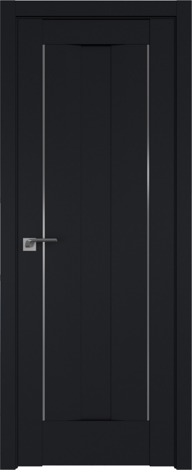 межкомнатные двери  Profil Doors 2.47U чёрный seidenmatt