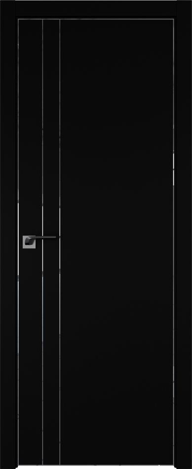 межкомнатные двери  Profil Doors 42SMK чёрный матовый