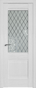   	Profil Doors 2XN гравировка Ромб монблан
