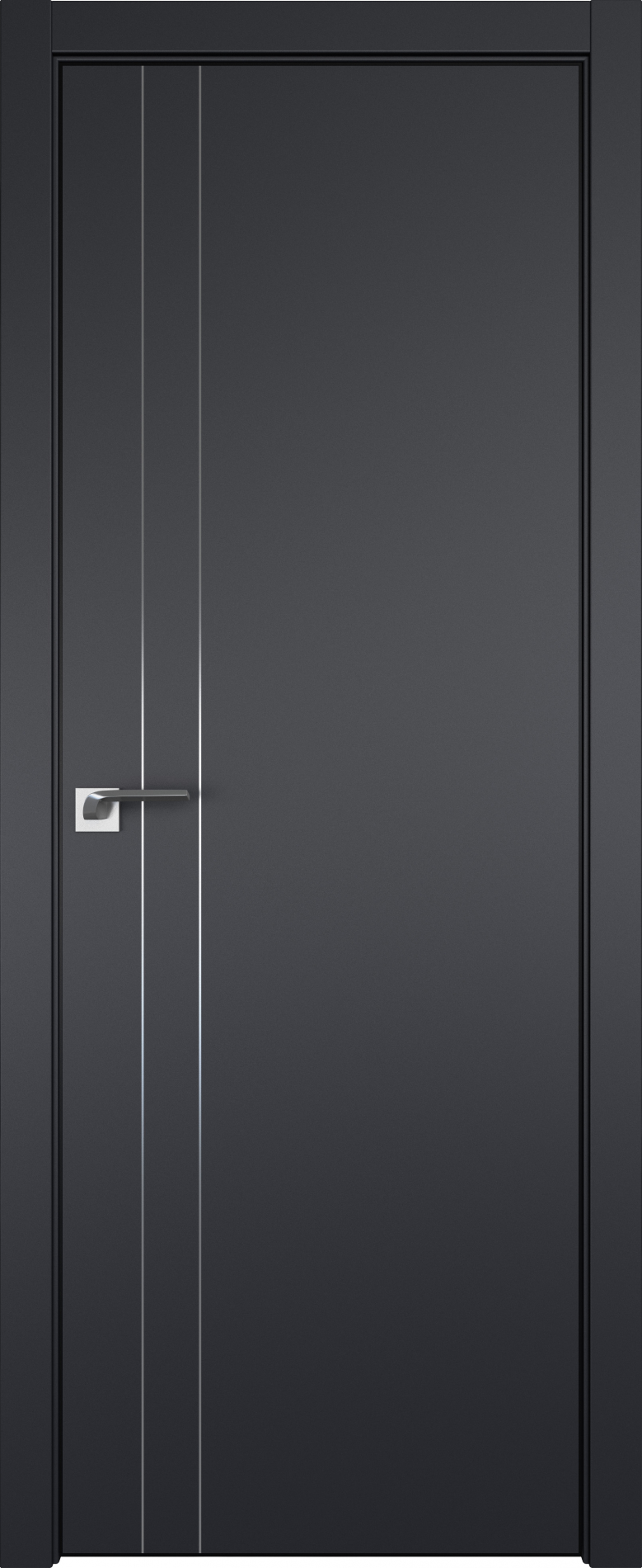 межкомнатные двери  Profil Doors 42E ABS чёрный матовый