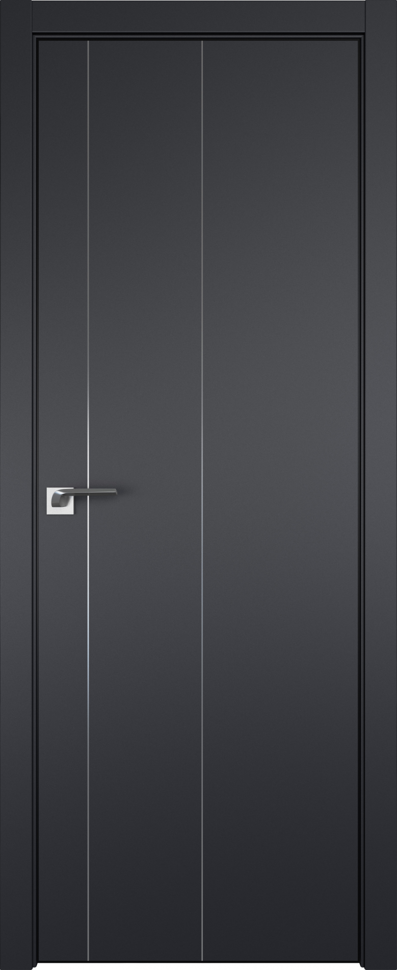 межкомнатные двери  Profil Doors 43E ABS чёрный матовый